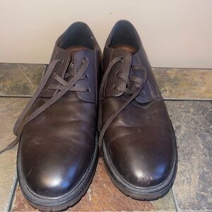 Bass Dark Brown Leather Oxfords